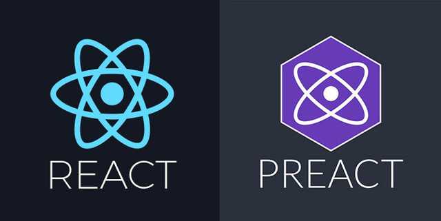 React and Preact frameworks